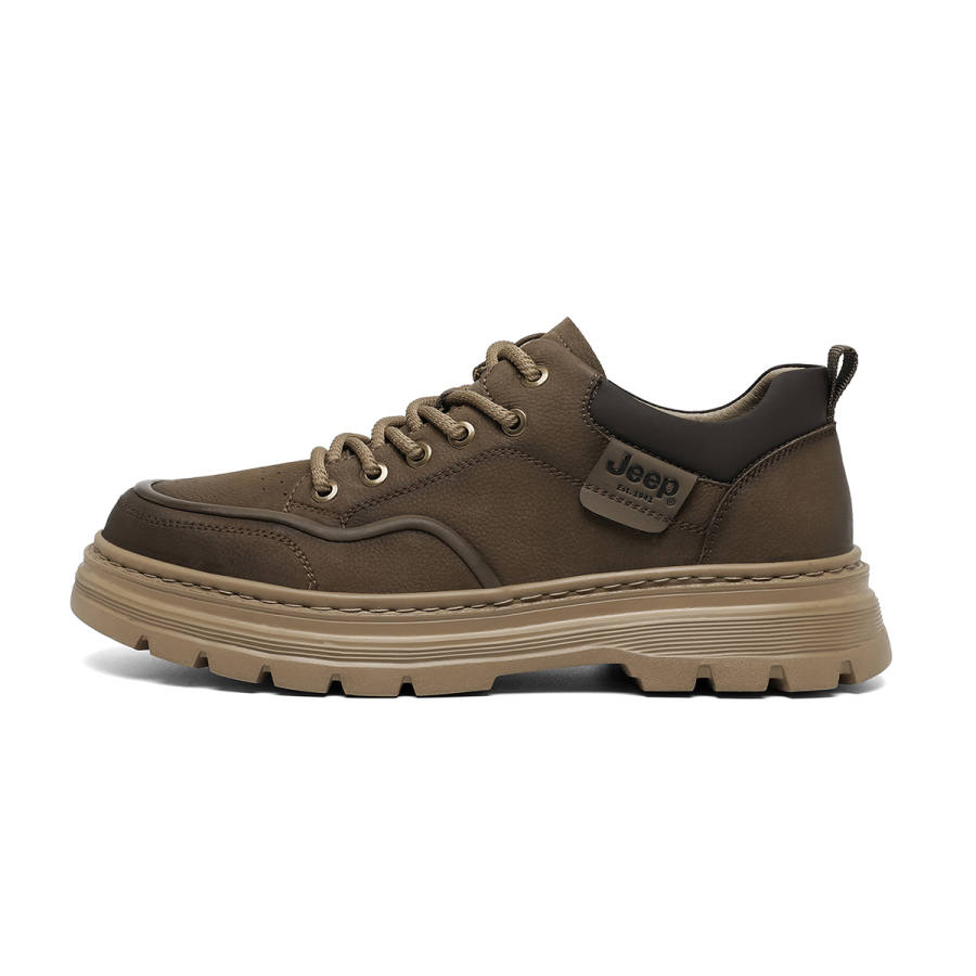 Jeep Fashion Sports Collection Synthetic Leather Abrasion Resistant Lightweight Height Increasing