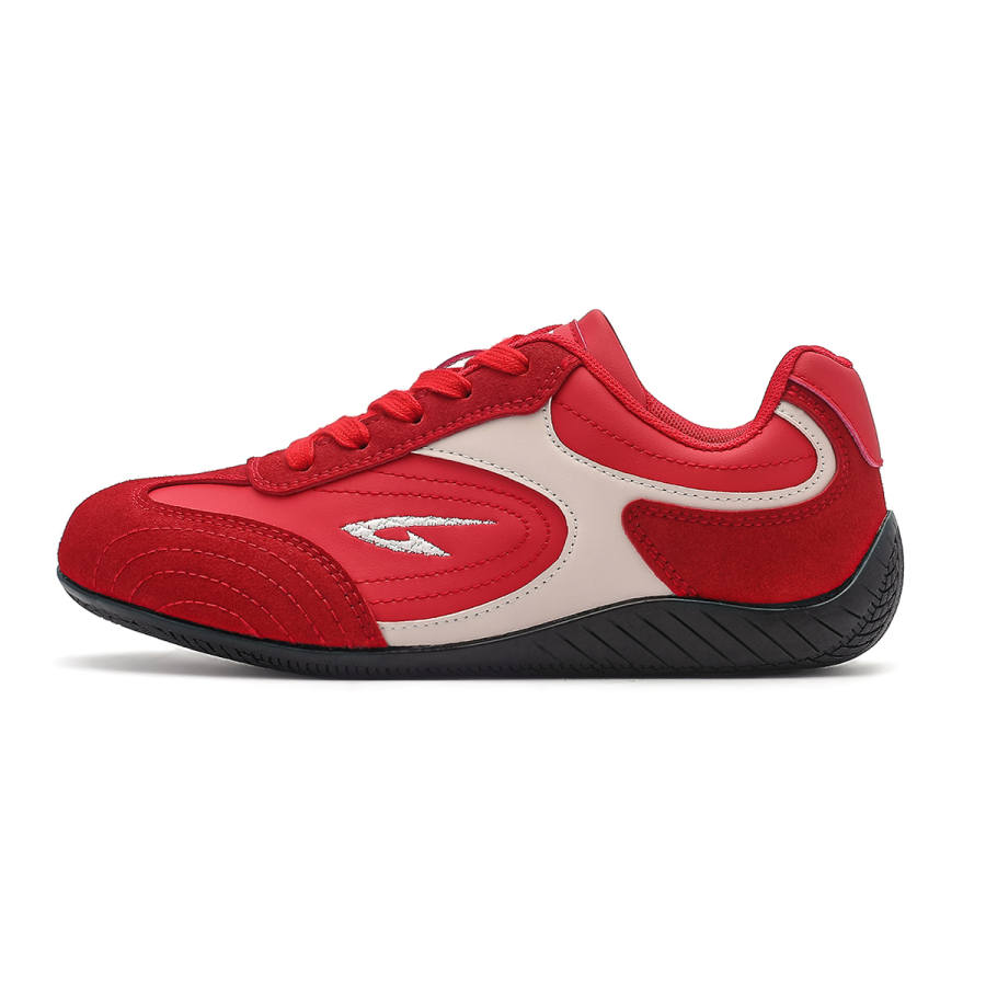 DEERWAY Low top Casual Shoes Women's White Red