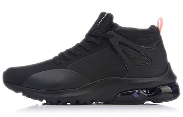Li-Ning Li Ning Fabric Breathable High top Casual Shoes Women's