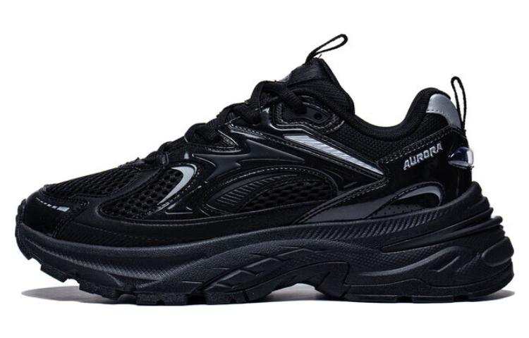 Li-Ning Li Ning Aurora 2K Comfortable Cushioning, Wear Resistant Low top Casual Shoes Women's Black