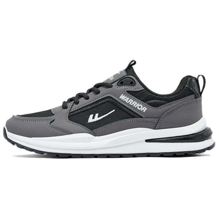 WARRIOR Casual Shoes Men's Low Top Black Gray/Beige Green/Beige Light Blue/Beige Dark Blue