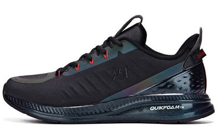 361° Rain Screen Q Resistant Iridescent 1.0 Waterproof And Lightweight Low top Casual Shoes Men's Black