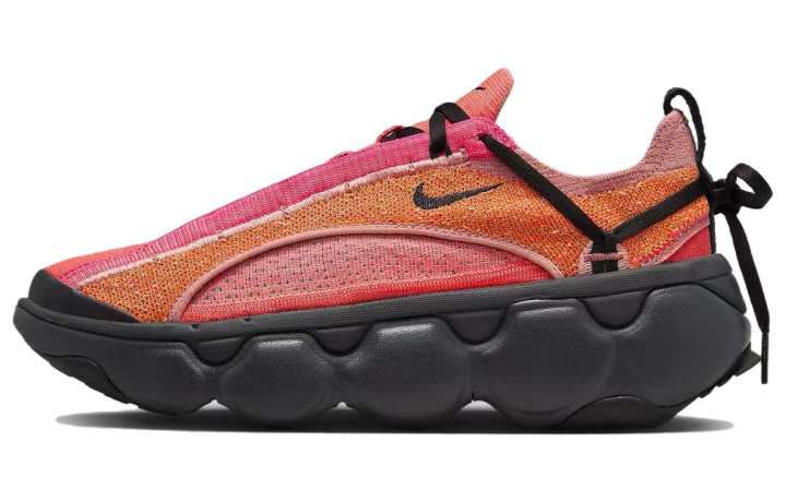 Nike Nike Flyknit Bloom Hot Punch Red Stardust Dark Smoke Grey Black Women's