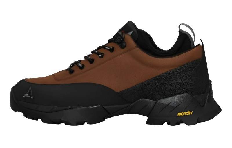 ROA Leather Low top Casual Shoes Unisex Brown