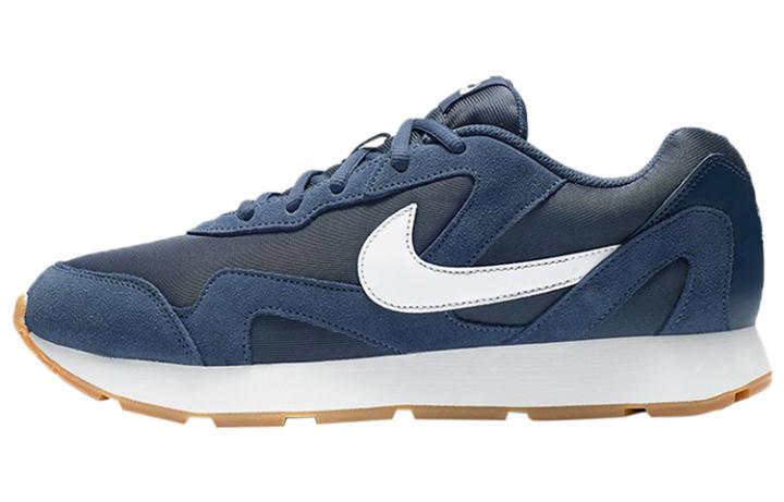 Nike Nike Delfine Comfortable And Trendy Cushioning Slip Resistant Abrasion Resistant Low top Casual Shoes Men's Blue
