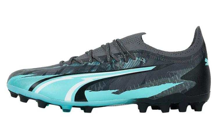 PUMA Ultra Ultimate Cushioning Abrasion Resistant Soccer Shoes Unisex Black Blue