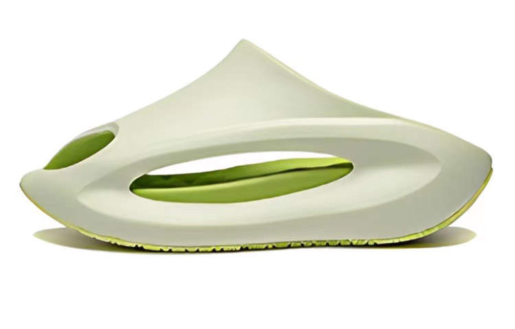 Li-Ning Li Ning Yun You Slay Quiet Abrasion Resistant Slide Slippers Unisex Apple Green
