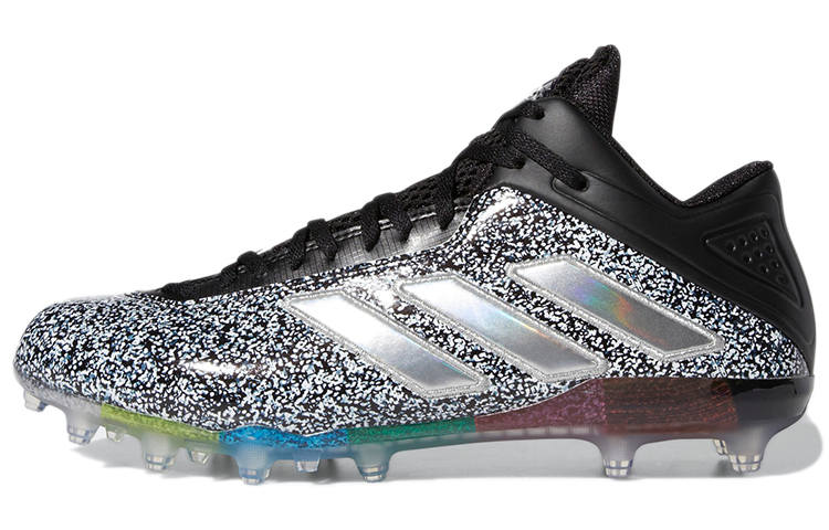 Adidas Adidas FREAK GHOST FG Firm Ground Abrasion Resistant Soccer Shoes Men's Black Silver