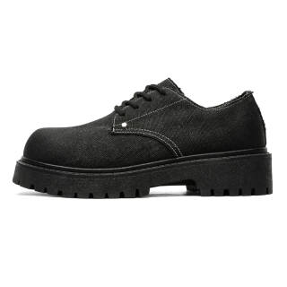 URBAN AUTHENTIC Microfiber Leather Short Combat Boots Men's