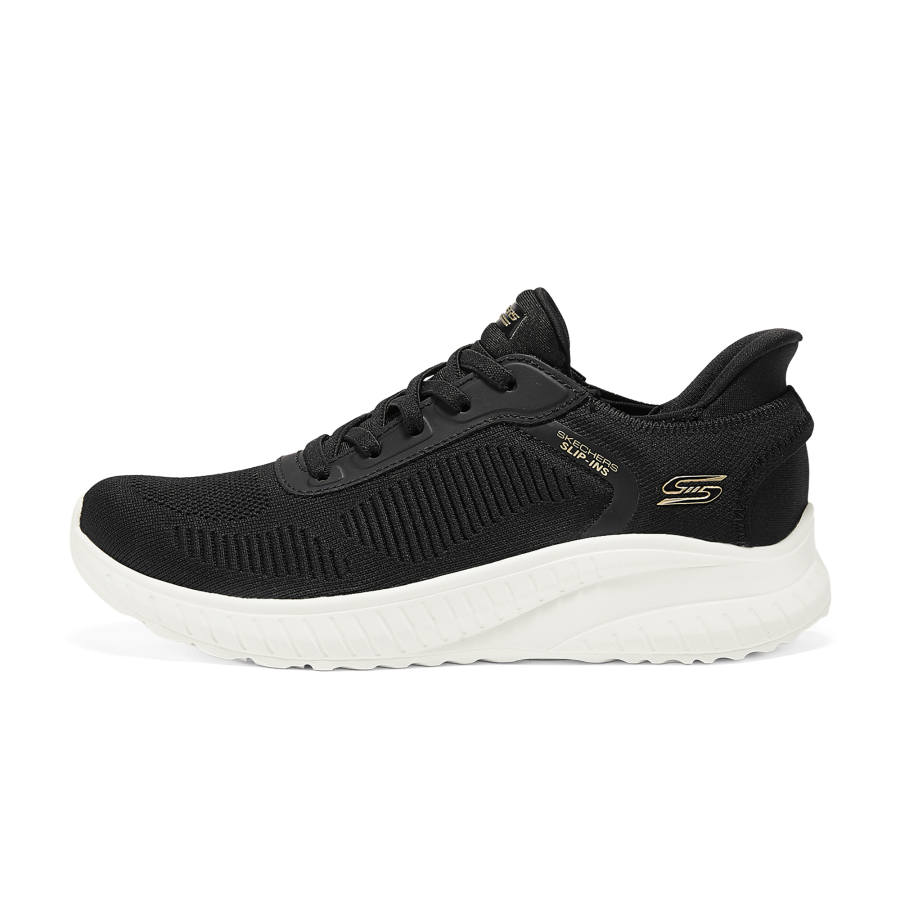 Skechers Bob's Abrasion Resistant Abrasion Resistant Low top Casual Shoes Women's Black