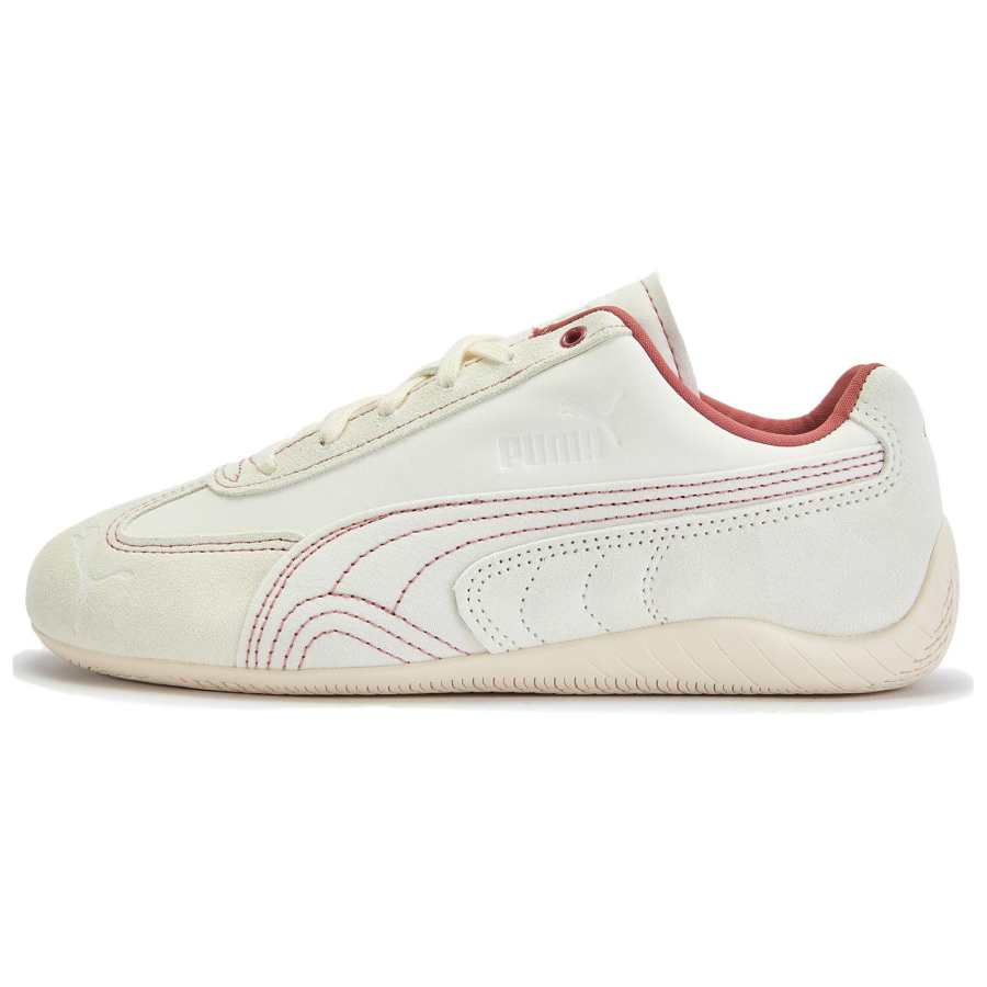PUMA Speedcat Abrasion Resistant Low top Casual Shoes Women's Beige