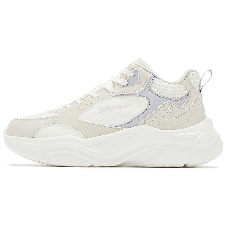 361° Fleece Lined, Fashion Vintage Non slip Lightweight Mid top Casual Shoes Women's White Umber