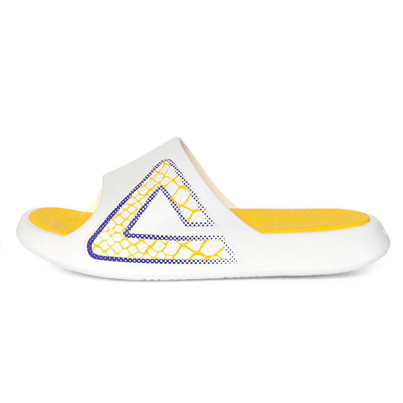 PEAK PEAK Slide Slippers Unisex White Yellow
