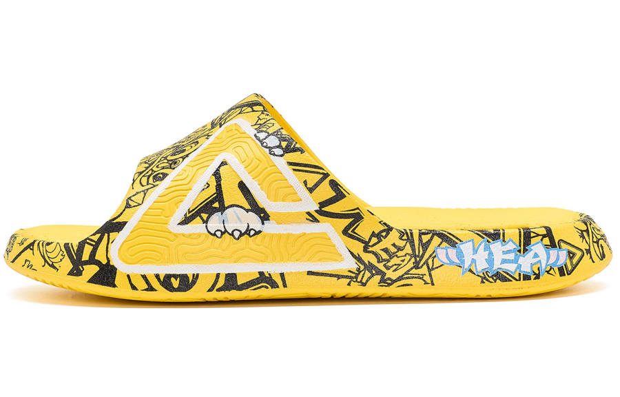 PEAK HEA x PEAK Statistic Sandals Slide Slippers Women's Lemon