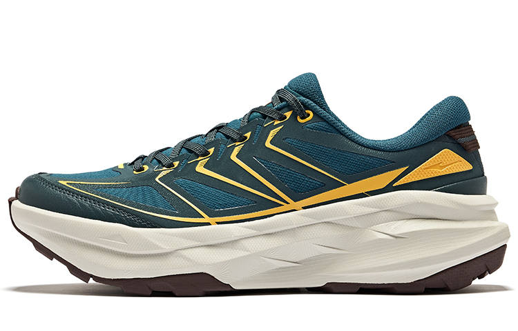 Erke Field Paths Low top Casual Shoes Men's Numbers Bronze Cyan