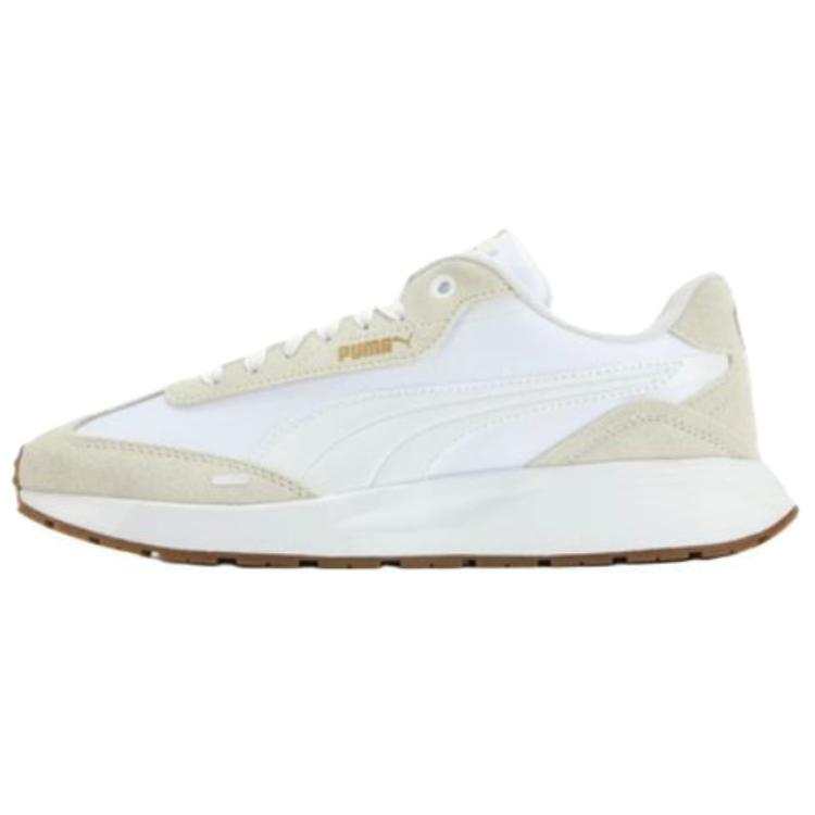 PUMA Runtamed Abrasion Resistant Low top Casual Shoes Unisex White Beige