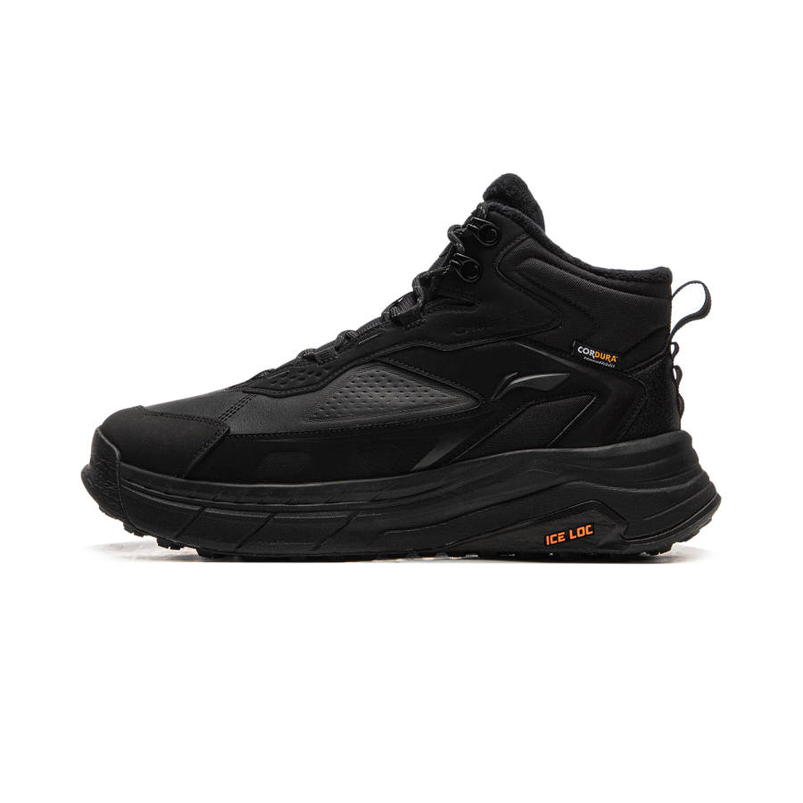 Li-Ning Li Ning Star Path 2 Cushioning Slip Resistant Abrasion Resistant Rebound Mid top Casual Shoes Unisex Black