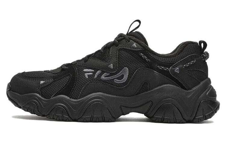 FILA Fluid 4 Cat Paw 4.0 We Fleece Textile, Synthetic Leather Low top Casual Shoes Women's Black