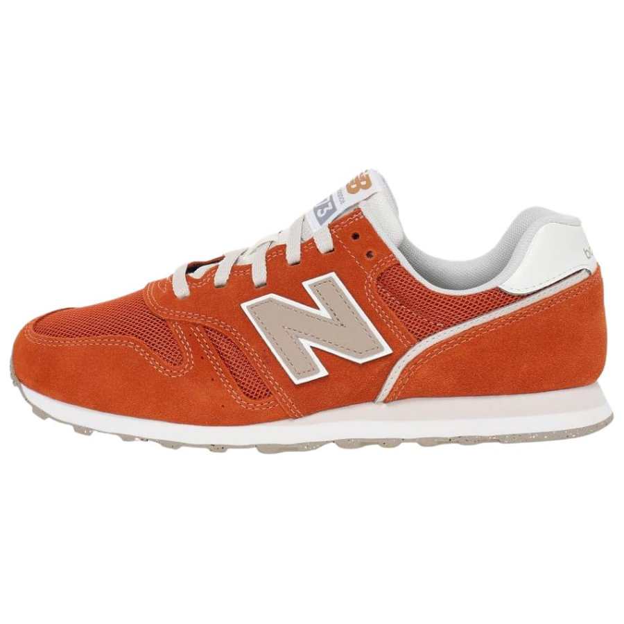 New Balance New Balance NB 373 Leather Comfortable Abrasion Resistant Abrasion Resistant Low top Casual Shoes Women's Orange
