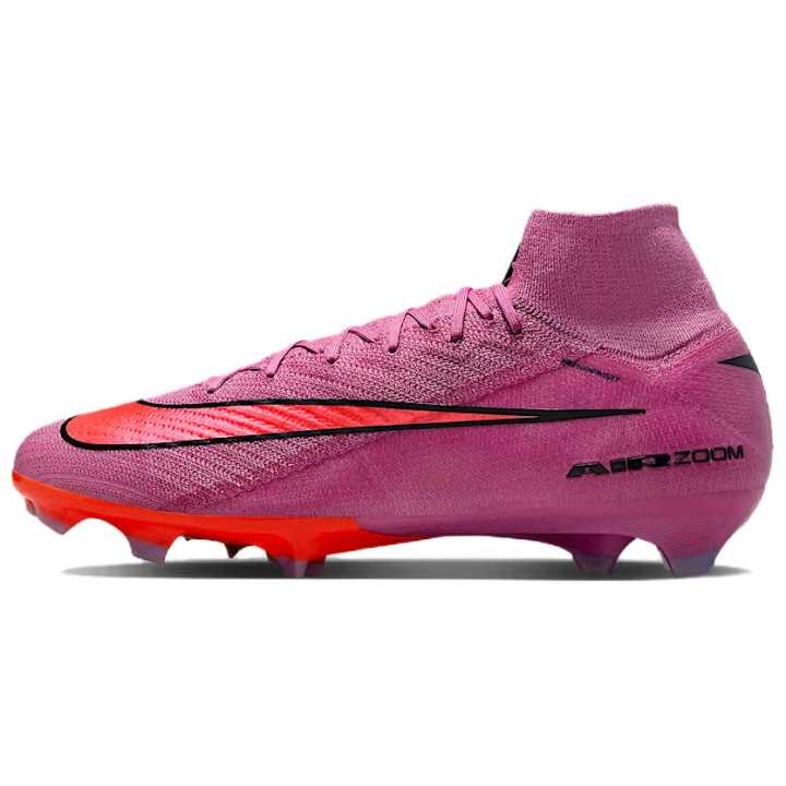 Nike Nike Mercurial Superfly 10 FG Firm Ground Support Soccer Shoes Unisex Fuchsia