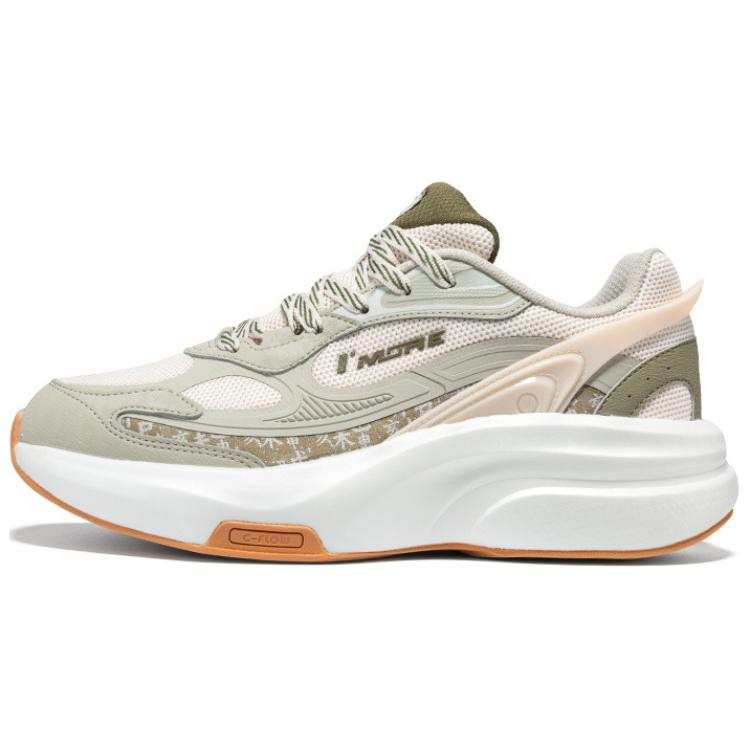 361° Slip Resistant Support Lightweight Low top Casual Shoes Men's Green Beige
