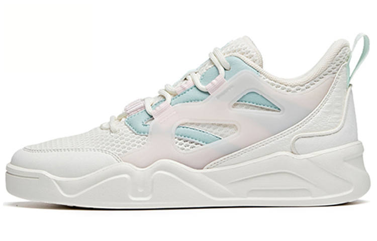 Anta Ins Cushioning Slip Resistant Abrasion Resistant Low top Sports Casual Shoes Women's White Blue