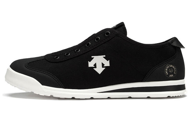 DESCENTE Chron Breathable Low top Casual Shoes Unisex Black White