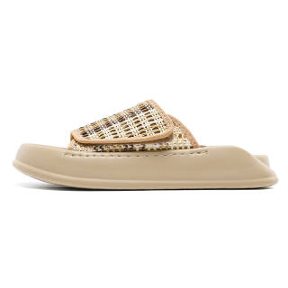 PAIBLOKS Quick Dry Slip Resistant Abrasion Resistant Odor Resistant Quiet Slide Slippers Men's Umber