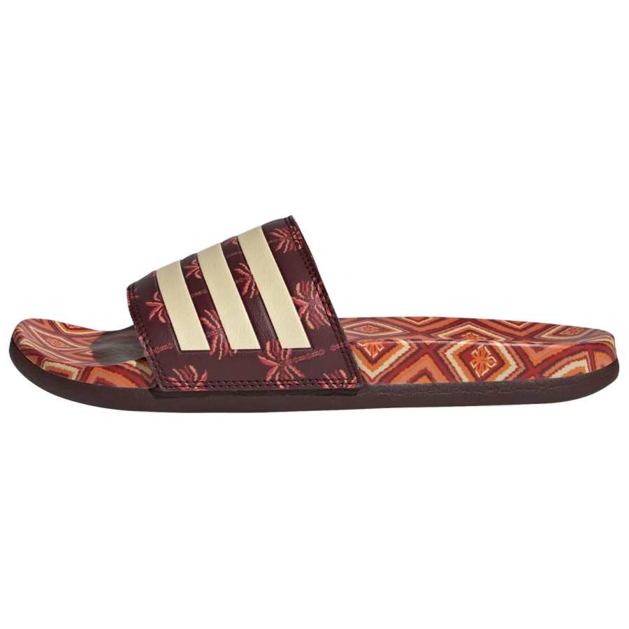 Adidas Adidas Adilette EVA Slip Resistant Quick Dry Slide Slippers Women's Brown Yellow
