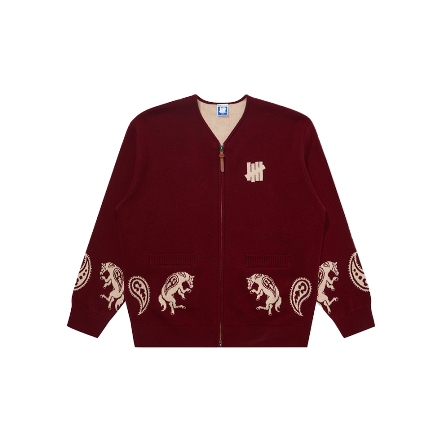 UNDEFEATED CNY Knitwear Unisex V Neck Moderate Cardigan
