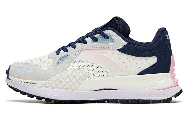 Anta Cushioning Abrasion Resistant Cushioning, Wear Resistant Low top Casual Shoes Women's White Blue
