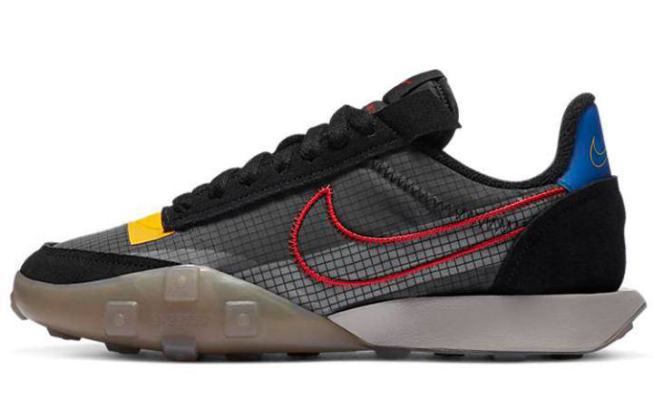 Nike Nike Waffle Racer 2X Black Solar Flare University Red Women's