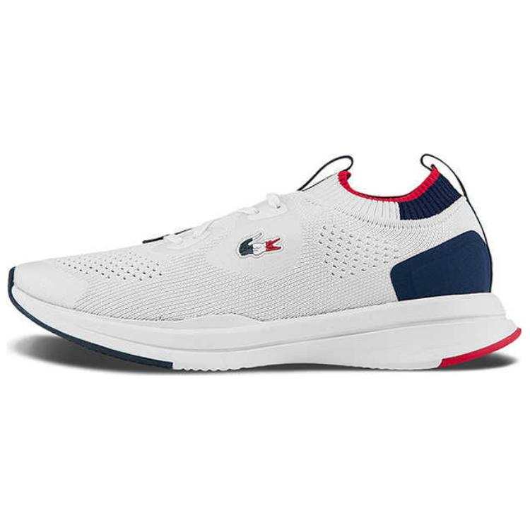 LACOSTE Low top Casual Shoes Women's White Blue