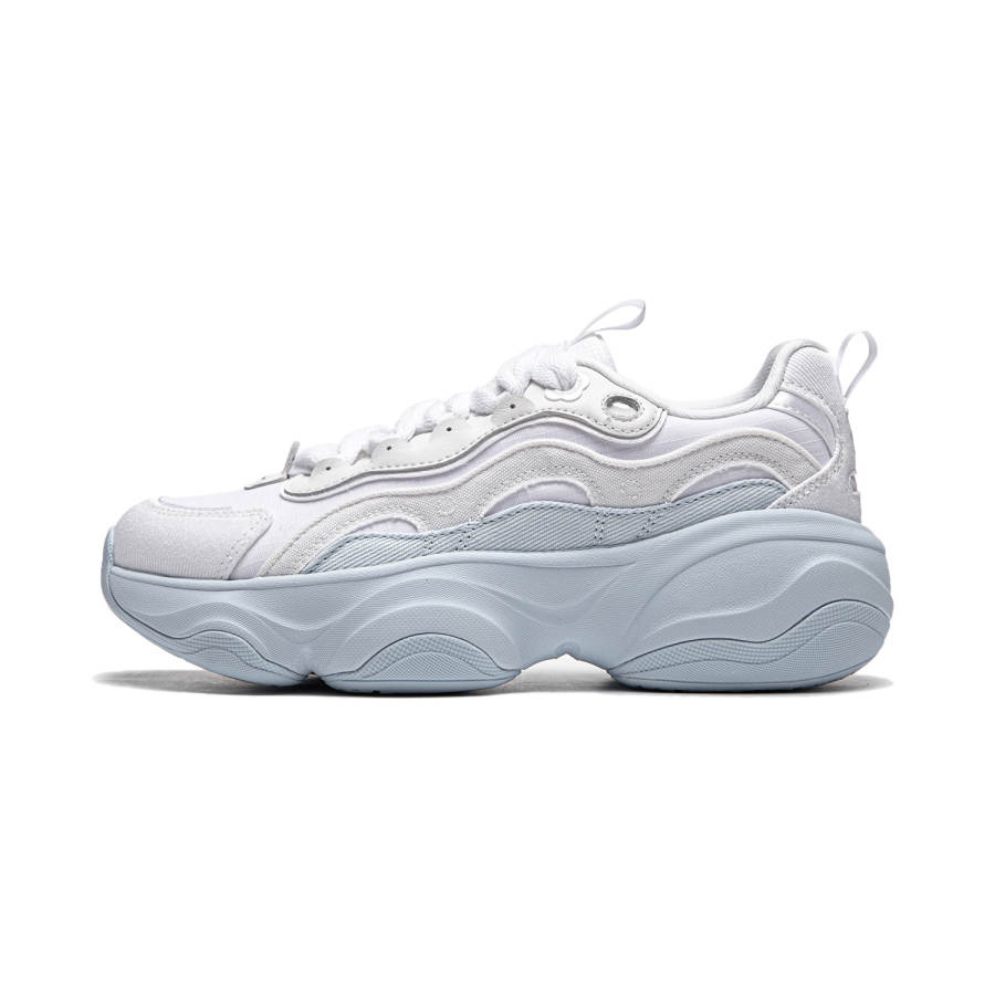 Li-Ning Li Ning Honey V2 Synthetic Leather Slip Resistant Abrasion Resistant Low top Casual Shoes Women's White