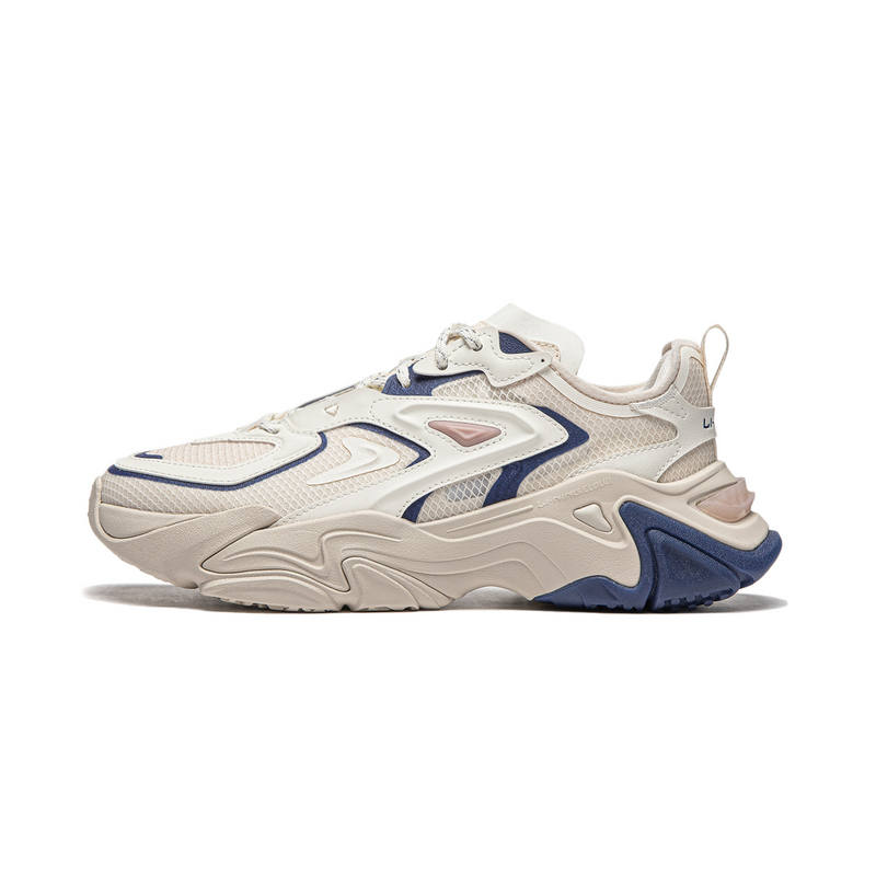 Li-Ning Li Ning CF Chiikawa Strategy SS Cushioning Rebound Low top Casual Shoes Women's Gray White Blue