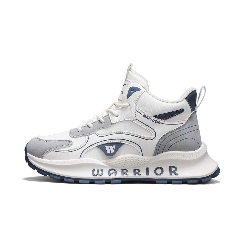 WARRIOR Outdoor Shoes Synthetic Leather Cushioning Lightweight Cushioning Lightweight Mid top Casual Shoes Men's