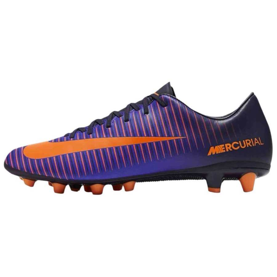 Nike Nike Mercurial Victory Comfortable Slip Resistant Abrasion Resistant Soccer Shoes Men's Purple Orange