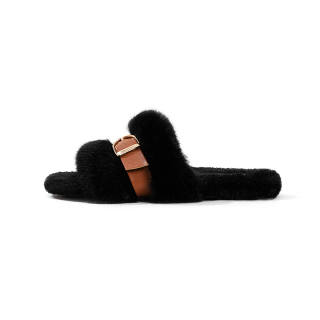 Barphil Slip Resistant Abrasion Resistant Cushioning Slide Slippers Women's