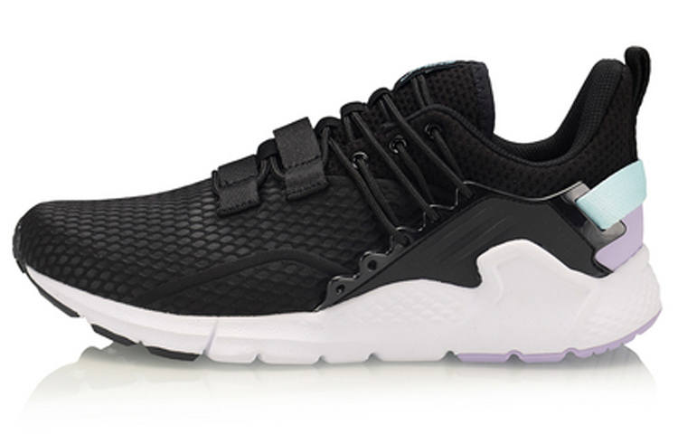 Li-Ning Li Ning Breathable Low top Casual Shoes Women's Standard Black