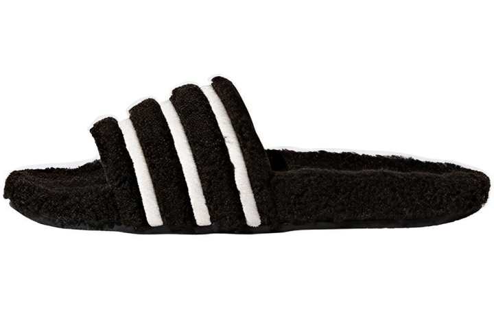 Adidas Adidas Adilette Slide 'Black Teddy Fleece' Women's