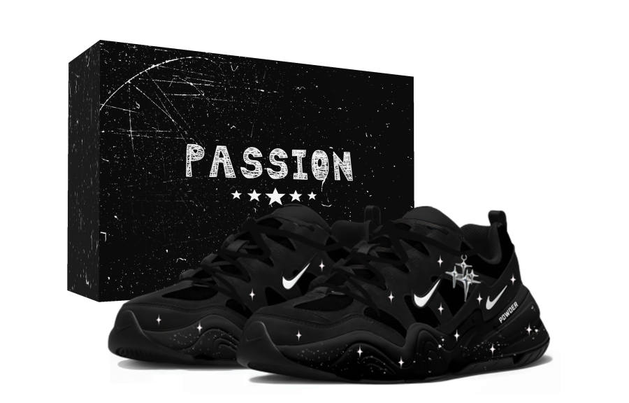 Nike Nike Tech Hera Starry Sky Baby's Breath Wear resistant And Lightweight Low top Casual Shoes Unisex Black