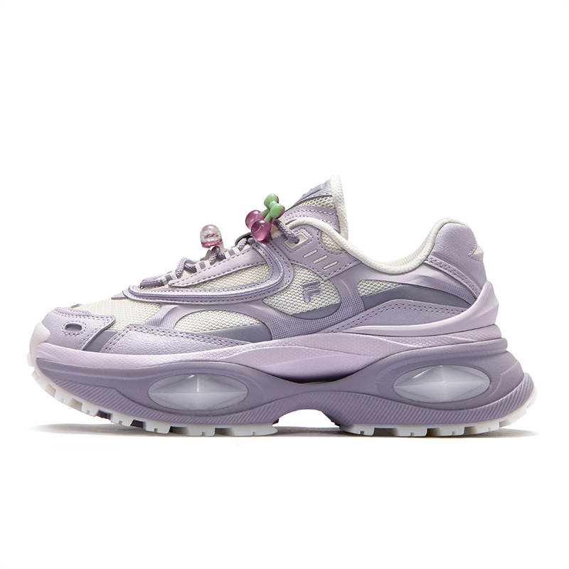 FILA FUSION BIANCO III Low top Casual Shoes Women's White Purple