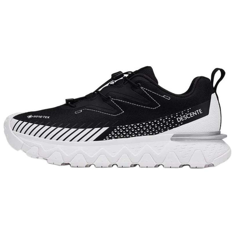 DESCENTE SKI STYLE Slip Resistant Abrasion Resistant Low top Casual Shoes Men's Black White