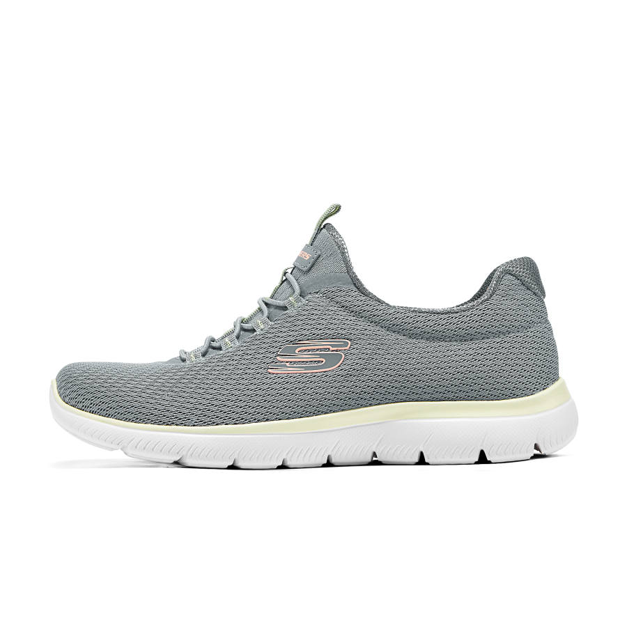 Skechers Abrasion Resistant Breathable Abrasion Resistant Breathable Low top Casual Shoes Women's Gray