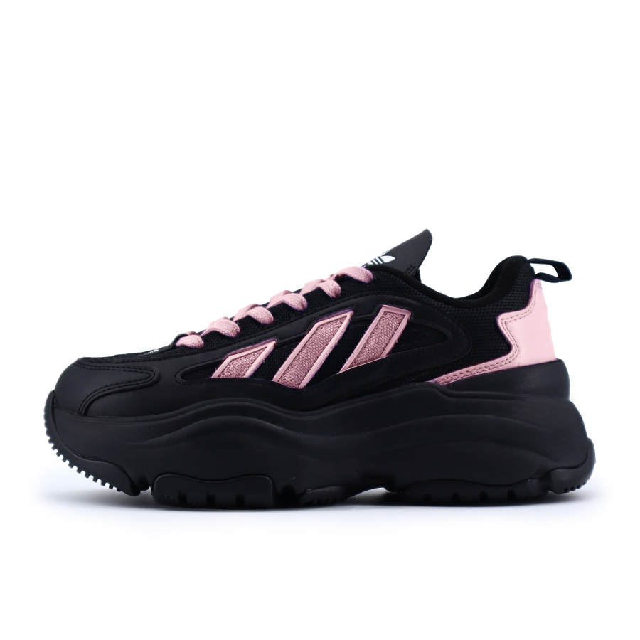 Adidas Originals OZGAIA Slip Resistant Abrasion Resistant Low top Casual Shoes Women's Black Pink
