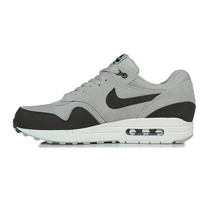 Nike Nike Air Max 1 Cushioning, Wear Resistant Low top Casual Shoes Unisex White Gray