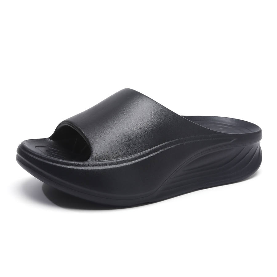 Jeep EVA Slip Resistant Slide Slippers Men's Black