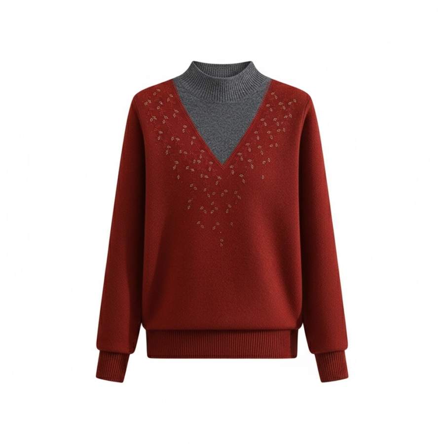 Hodo Knitwear Women's Half Turtleneck Thickened