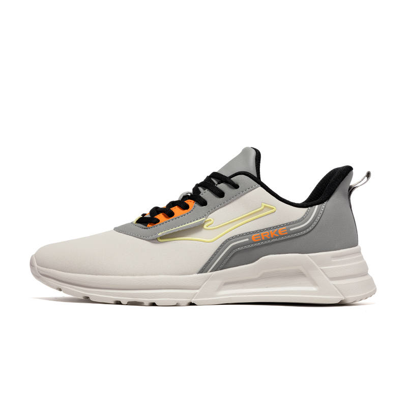 Erke Cushioning Lightweight Low top Casual Shoes Men's Gray
