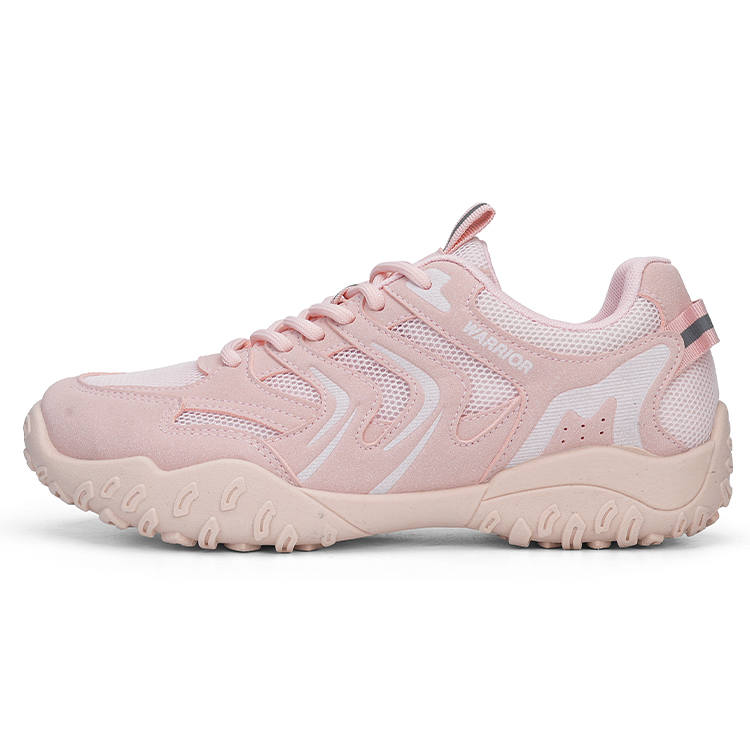 WARRIOR Synthetic Leather Abrasion Resistant Low top Casual Shoes Women's Pink